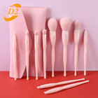 High Quality 10 Pcs Candy Color Makeup Brushes Tool Set