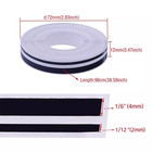 2 Rolls 32ft Car Pinstriping Tape  Vinyl Pin Stripe Decal  black 