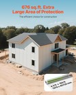 Vevor 4 5 X 150 Ft House Wrap 0 13 Mm Thick Drop Cloth Vapor Barrier Covering