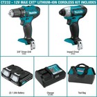 Makita Cordless Drill Driver   Impact Driver Combo Kit Variable Speed  2-piece 