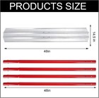 48 x8  Bull Float Aluminum Magnesium Concrete Float Trowel W  4 Handle   Bracket