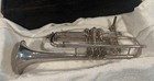 C g  Conn - 1921 Silver Plated Cornet  Rotate Valve To Switch From Bb To C