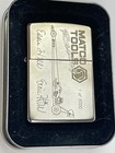 Matco Tools Racing Eddie Hill Eric Hill Zippo Silver Plated Lighter  1 Of 5000 