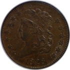 1828 13 Stars   Half Cent   Ngc Ms-62 Bn