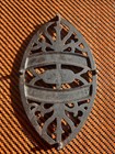 Antique Vintage Dubuque Potts Cast Iron Trivet For Sad Iron