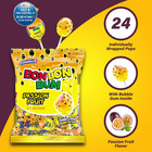 Bon Bum Passion Fruit Lollipops  Tropical 1 Pack  Yellow