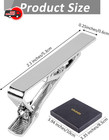 5p Tie Clips For Men  5 Different Classic Tie Bar  Stainless Steel Tie Clip