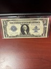 1923  1 One Dollar Silver Certificate Horse Blanket Blue Seal Vf Very Fine  965