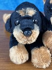 Lot 2 Russ Berrie Yomiko Classics Randy Rottweiler Lay Sit Plush Puppy Dogs