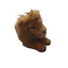 14  Vintage R  Dakin Laying Lion Plush Brown Mane 1977