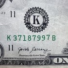 Set Of 3  1 Dropping Serial Number Error Note Federal Reserve Note