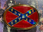 Lynyrd Skynyrd Vintage 1977 Pacifica Collectible Prism Belt Buckle -nice 