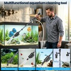 Electric Aquarium Gravel Cleaner With Strong Suction  Adjustable Water Flow     