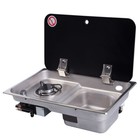 Lpg 1 Burner Boat Caravan Rv Camper Gas Stove Hob With Sink Combo Cooktop Ss304