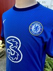 Nike Chelsea Pulisic Shirt M l Blue Home Kit 2019-20 Football Soccer Jersey Used