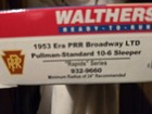 Ho Scale Walthers 932-9660 Prr Broadway Ltd 1953 Ps 10-6 Sleeper Passenger