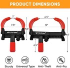 Wheel Lock  Heavy Duty Tire Lock  Universal Automobile Security Anti Theft Clamp