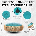 12 Inch 15 Notes Handpan  drum  Steel  tongue  drum Musical  instrument  Rain  drum