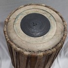 Traditional Tabla Drum Wood Leather Brown Body Black Spot Drumhead Analog