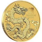 2024 1 10 Oz Perth Lunar Year Of The Dragon Gold Coin  bu 