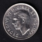 Canada 1947 50c Fifty Cent Silver Half Dollar King George Vi Ml  800 Silver