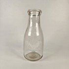 Vintage Maple Lawn Dairy Pint Milk Bottle - Henry R  Ley - Rare Phone 14f11   