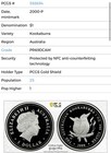 2000  1 Australia 1 Oz Silver Proof Kookaburra Coin     Pr 69 Deep Cameo     Low Pop