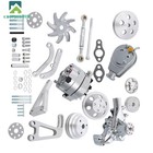 For Chevy Sbc Pulley   Bracket Kit   Alternator Power Steering Long Water Pump