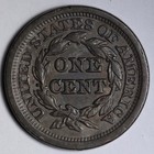 1851 Braided Hair Large Cent Unc  uncirculated  Ms E146 Gwknm