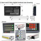 2 3 Axis Digital Readout Dro Display Ttl Linear Sensor Scale For Mill Edm Lathe 