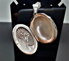 Sterling Silver 925 Tree Of Life Locket Pendant Sacred Tree Picture Frame Photo