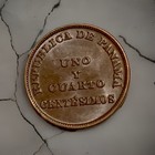 Panama 1940 1-1 4 Centisimos Very Nice High-grade Au bu - C00062