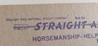 1949 Nabisco Straight Arrow Trading Card Bk1  34 Horsemanship Helping Your Mount