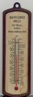 Early Antique Advertising Ft  Wayne Indiana  mayflower Mills Thermometer 