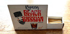Vintage Kahlua Black Russian Triangular Bar Table Matchbox Wooden Matches