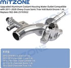Mitzone Upgraded Aluminum Coolant Housing Compatible With 2011-2020 Chevrolet Cr