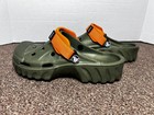 Crocs Offroad Sport Clog Army Green Orange Unisex Men   s Sz 5 Women   s 7 5