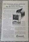 1920s Brunswick Panatrope Model 10 And 48-c Radio Ad