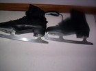 Vintage Figure 8   s  Ice Skates Black Size 10 Black Leather
