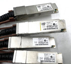 Lot Of 4  Cisco Qsfp-h40g-cu2m 2 Meter Cable 37-1665-01