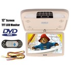 12in Flip Down Tft Lcd Monitor With Dvd Player Car Roof Mount Monitor Beige Us