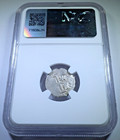 Ngc Xf 1703 Spanish Peru Silver 1 2 Reales Genuine Antique 1700s Pirate Cob Coin