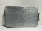 Vintage 1930 s Arthur Armour   Art Deco Hammered Aluminum Wheat Tray   18  X 12 
