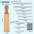 20pcs Blending Stumps For Drawing Tortillions Blending Sticks For Beginner-art