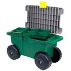 20 In  Plastic Garden Storage Cart And Scooter
