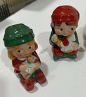 Vintage Christmas Salt   Pepper Shakers Lot Of 5 Sets