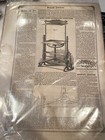 Vintage  Nov 17 1855 Scientificamerica Patent For Portable Fire-proof Safes
