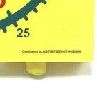 Yellow Student Clock Teaching Learning Tool Aid Homeschool Home School Toy
