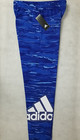 New Adidas Jogger Pant Boys Size Large Fleece Sweatpant Activewear Blue Logo