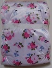 Girls Stylish Baby White Pink Blue Floral Soft Sherpa Baby Blanket